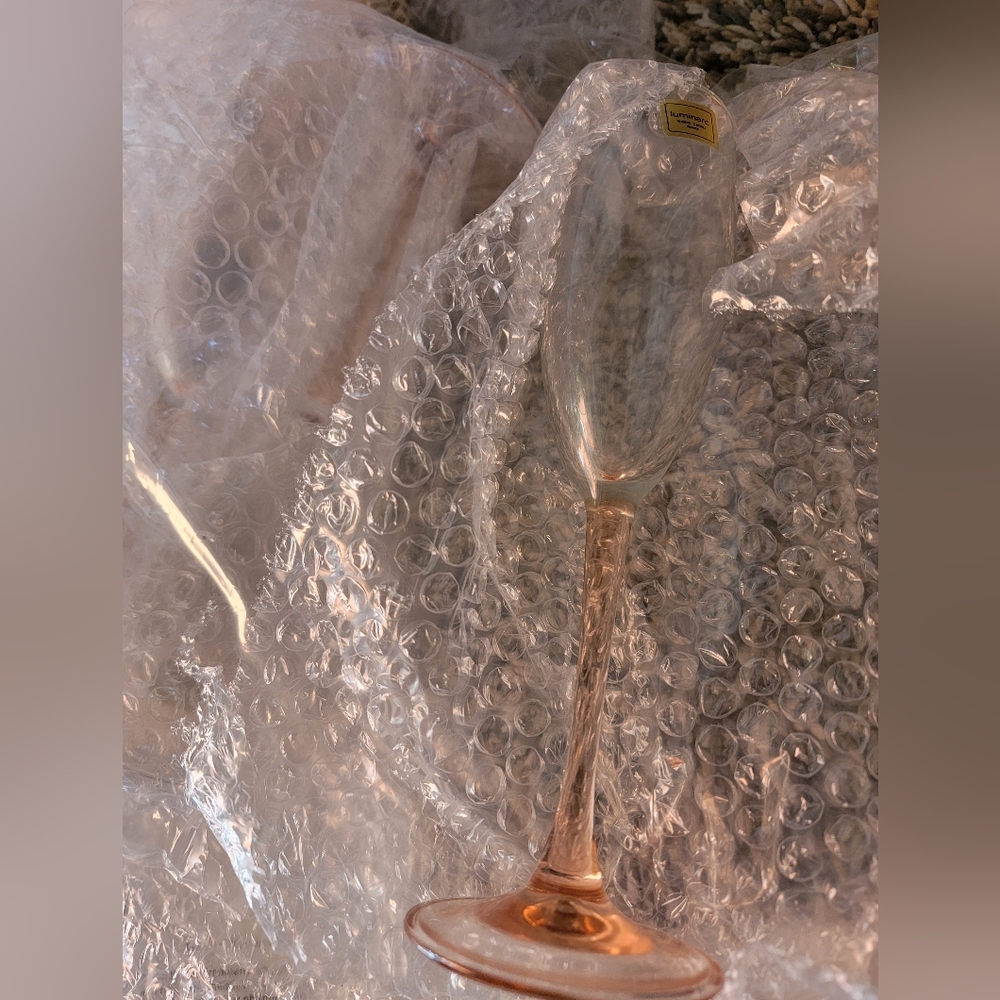 Vintage champagne glasses
